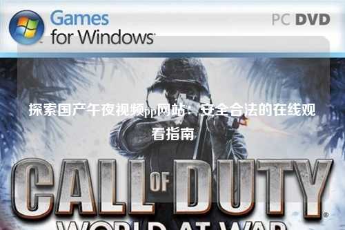 探索国产午夜视频pp网站：安全合法的在线观看指南